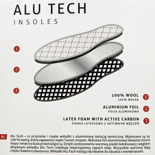 KAPS Alu Tech - zimowe wkładki ocieplające do butów