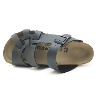 Wyprzedaż Klapki PISA Black Birkenstock Birko-Flor - regular fit