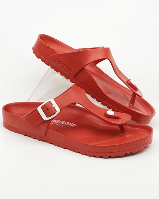 Wyprzedaż GIZEH EVA Birkenstock 0128231 czerwone klapki - regular fit