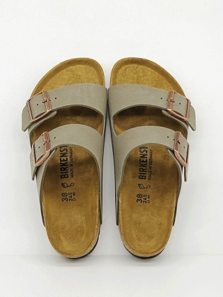 Birkenstock promocja klapki męskie ARIZONA stone 0151211 - regular fit