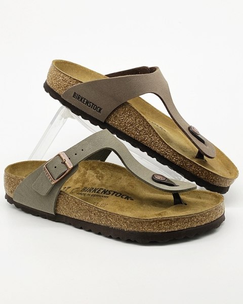Promocja Birkenstock klapki Gizeh 0043391 stone - regular fit, szersze