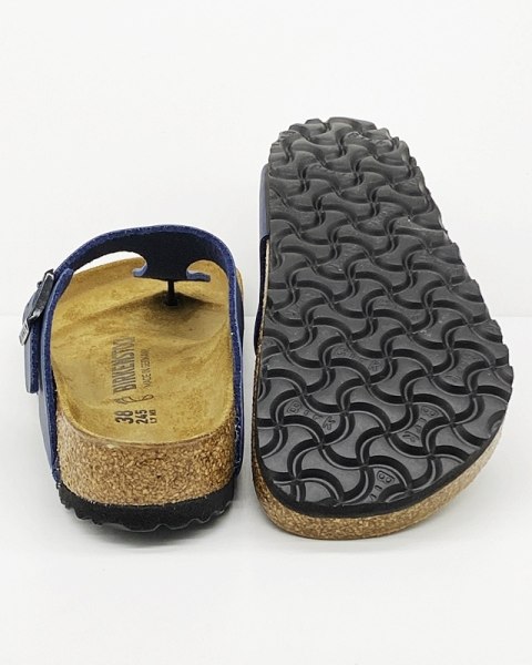 Birkenstock klapki Gizeh 0143621 granatowe - regular fit
