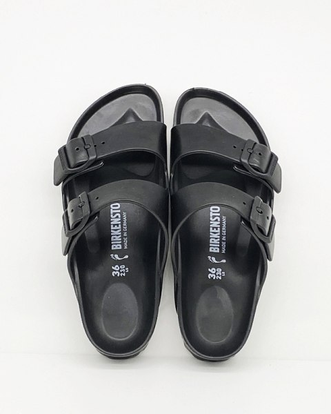Wyprzedaż Birkenstock klapki damskie Arizona EVA0129423 black - narrow fit, schmale weite