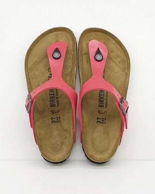 Gizeh Klapki Birkenstock 1016414 Graceful Raspberry - regular fit