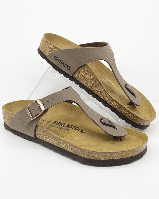 Birkenstock klapki Gizeh mocca 0043751 - regular fit, szersze