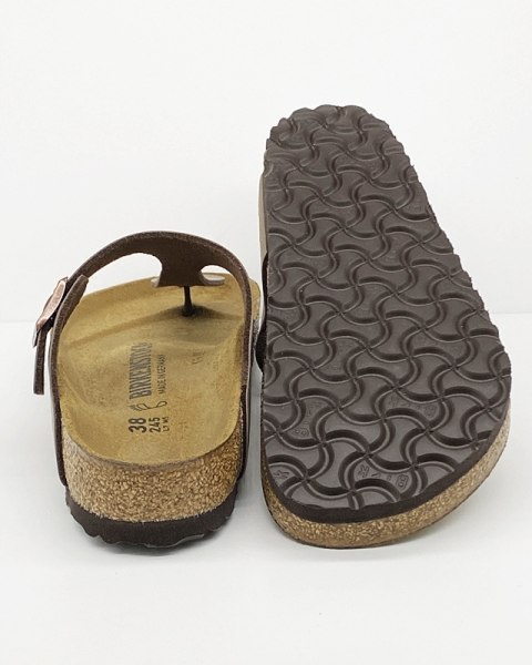 Birkenstock klapki Gizeh mocca 0043751 - regular fit, szersze