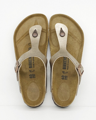 Gizeh klapki Birkenstock 1016144 Graceful Taupe - regular fit