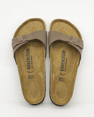 Klapki MADRID Birkenstock 00400091 regular fit - mocca