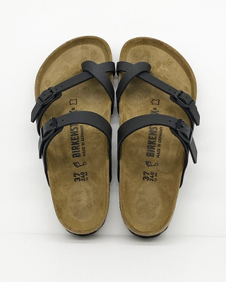 Damskie klapki MAYARI Birkenstock 0071791 czarne - regular fit, Tęgość H-J-K-M