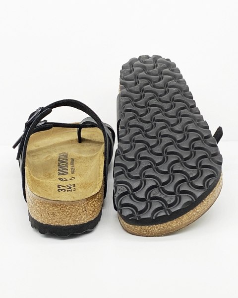 Damskie klapki MAYARI Birkenstock 0071791 czarne - regular fit, Tęgość H-J-K-M