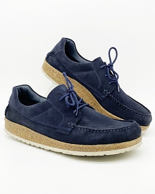 Męskie półbuty Birkenstock Sacramento Navy - regular fit
