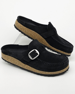 Klapki Birkenstock Buckley Black - narrow fit