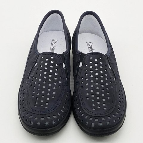 Ażurowe półbuty damskie Comfortabel 941637 5-navy