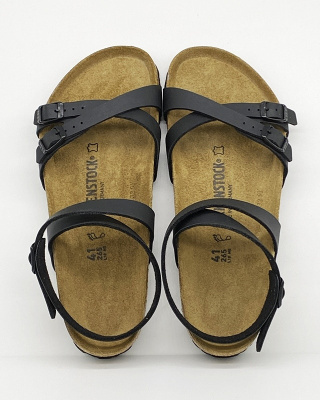 BLANCA Birkenstock 1015759 czarne sandały damskie - regular fit