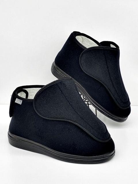 Damskie Buty ortopedyczne Dr Orto 163D002 czarne, duża tęgość M-N-W