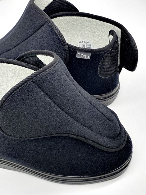 Damskie Buty ortopedyczne Dr Orto 163D002 czarne, duża tęgość M-N-W