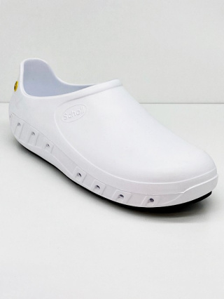Scholl Ultragrip Shoe white F31946 1065 wąskie obuwie medyczne dla profesjonalistów
