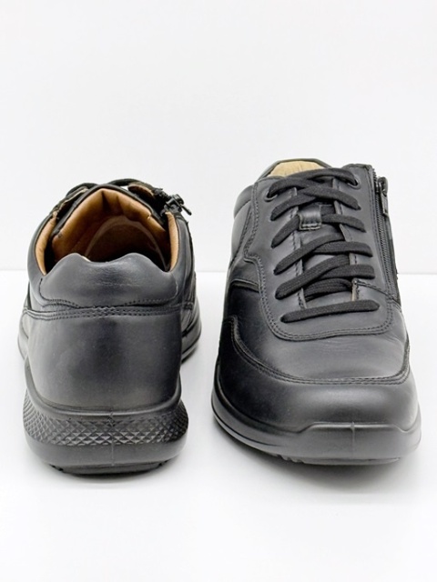 Jomos buty męskie skórzane 322410 czarne, duża tęgość K
