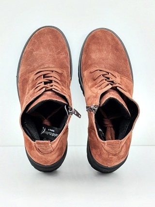 Waldlaufer buty damskie zimowe H-Luise 716807 195 057 brązowe, tęgość H