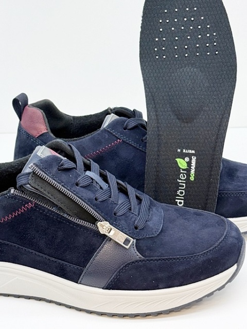 Buty męskie Waldlaufer H-Matti 784001 107 200 granatowy nubuk, tęgość H