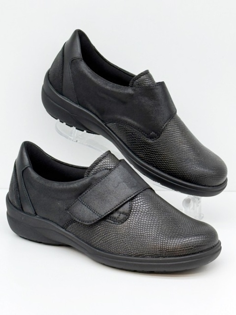 czarne buty szerokie damskie
