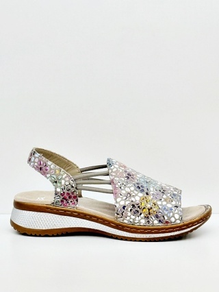 Ara damskie sandały 12-29005-04 Hawaii 2.0 multicolor, tęgość G stopa normalna