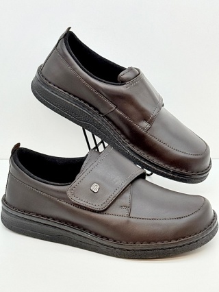 Bardzo szerokie buty damskie Berkemann Pronto 05681-401 c. brąz, tęgość W