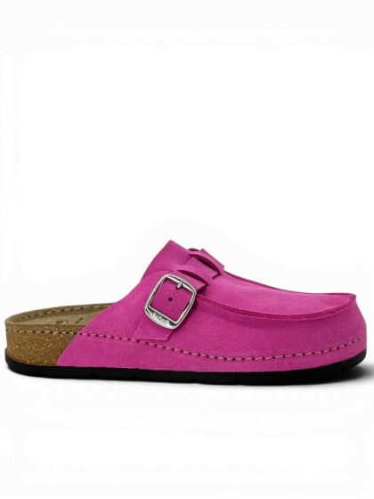 Bora Moccasin klapki Scholla MF31715 1026 fuchsia, tęgość H