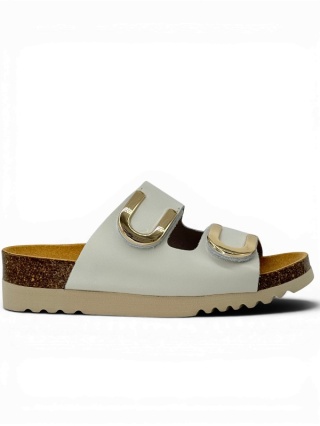 Monterey klapki Scholl MF00773 1171 off white, tęgość F-G