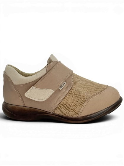 Buty Kosela Medic 9007 1988 beżowe, buty na spuchnięte nogi, tęgość M-W