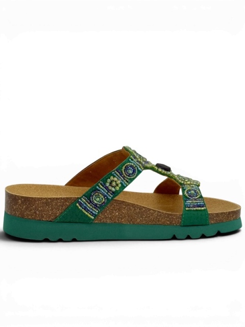 Scholl Bogota sandal emerald
