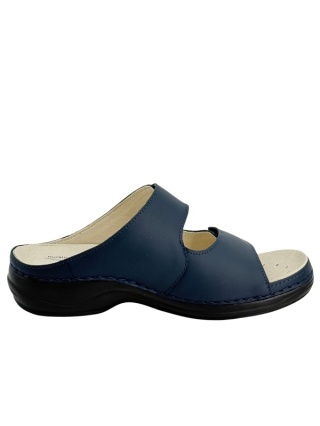 Nursing Care VIENA WG803 Dark Blue, klapki damskie certyfikowane, tęgość H