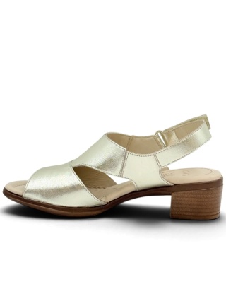 Ara sandały skórzane 12-35732 11H złote Lugano-S HighSoft, tęgość H