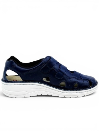Berkemann sandały Larena 03100-556 alt royal blau, regulowana tęgość H