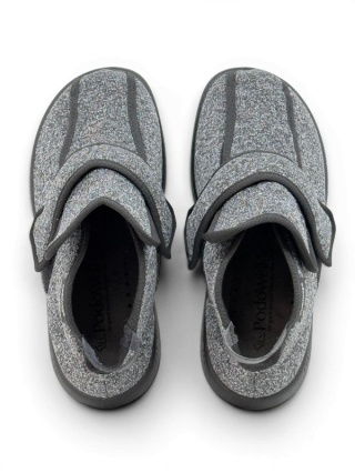 Buty na wysokie podbicie Podowell ADRIEN szare, tęgość M-N