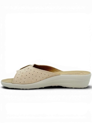 Laczki damskie Fly Flot T4A57BE beige, tęgość G 1/2