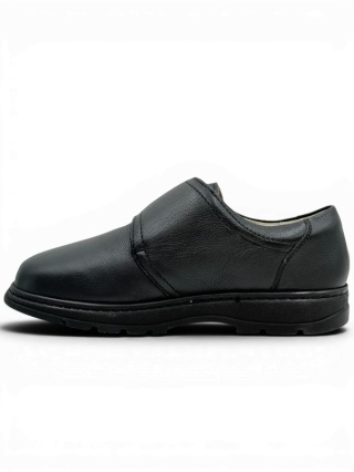 Męskie buty zdrowotne Solidus Therapo Herren 85003-00090 czarne, b.duża tęgość N