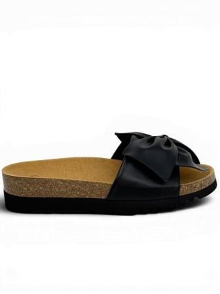 Scholl Klapki damskie zdrowotne BOWY 2.0 black MF32003 1040, tęgość G