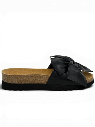 Scholl Klapki damskie zdrowotne BOWY 2.0 black MF32003 1040, tęgość G