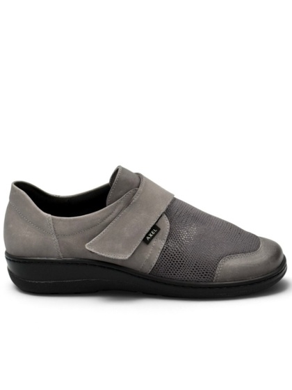 Axel 1705 popielate buty na haluksy, regulowana tęgość H-K