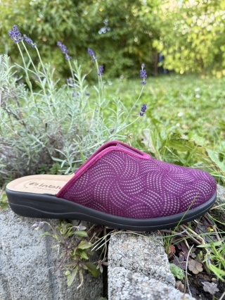 Kapcie damskie Inblu CF000053-066 śliwkowe, tęgość G