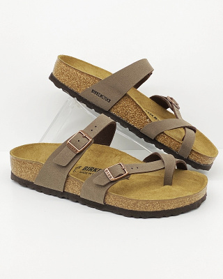 Klapki Birkenstock MAYARI mocca/brązowe 071061- regular fit, Tęgość H-J-K-M
