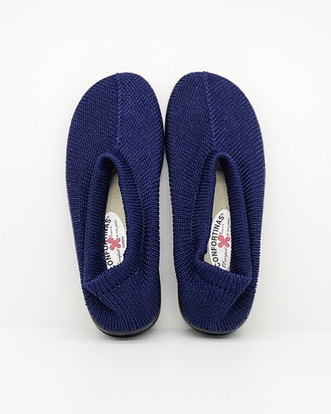 Szerokie zdrowotne buty Confortina Unisex Codeor CUA granat