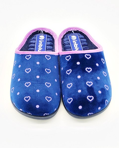 pantofle domowe damskie inblu