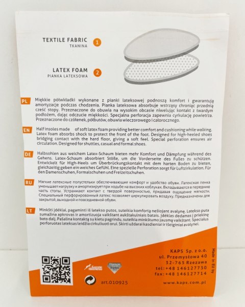 Półwkładki Kaps Soft Latex 2