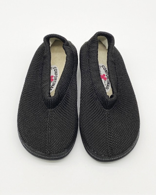 Szerokie zdrowotne półbuty damskie Confortina Codeor Unisex CUN czarne
