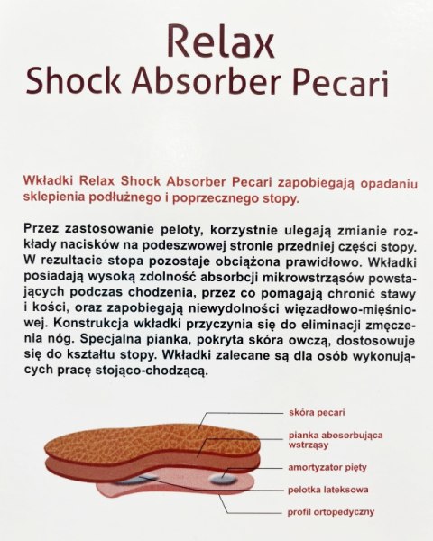 Wkładki Kaps Relax Shock Absorber Pecari 3