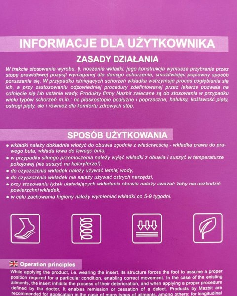 Wkładki MAZBIT Perfect Plus 2