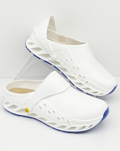 Obuwie antystatyczne EVOFLEX Scholl F29378 1065 white, tęgość H