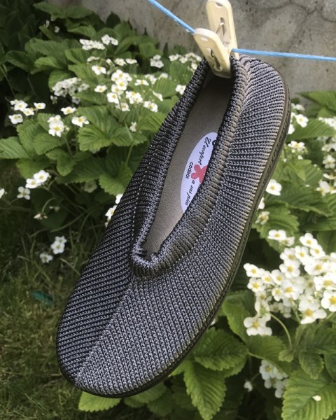 Codeor Confortina CUG Unisex - szare, szerokie buty zdrowotne, Tęgość K